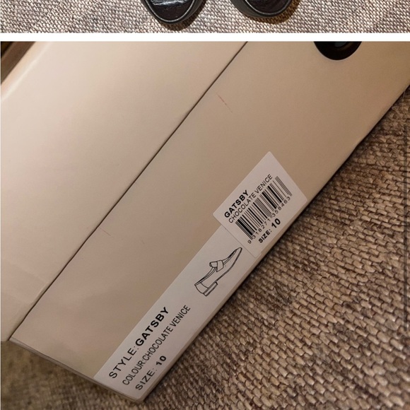 Tony Bianco Dark Brown Loafers - Picture 8 of 9